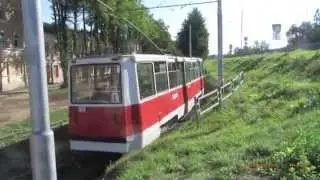 Даугавпилсский трамвай 2014 Trams of Daugavpils, Latvia - HD 1080p