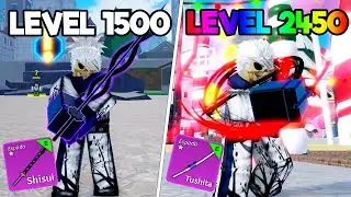 UPEI DO LEVEL 1500 AO 2450 ATÉ PEGAR A TUSHITA SENDO O RYUMA NO BLOX FRUITS - ROBLOX