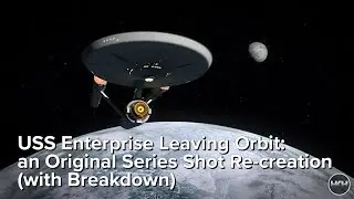 USS Enterprise Leaving Orbit: a 