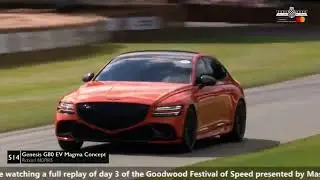 Genesis G80 EV Magma concept in Goodwood Festival of Speed