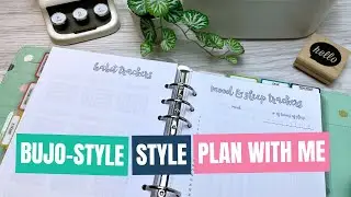 🔴 Bullet Journal Style Plan With Me | October Set-up | A5 Planner