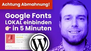 Google Fonts lokal einbinden & Abmahnung vermeiden 👉🏻 einfach per WordPress Plugin