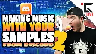 🔴 CREATING A TRACK WITH YOUR SAMPLES FROM DISCORD LIVE IN FL STUDIO 20