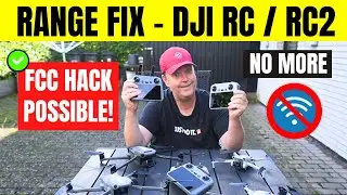 How to Unlock FCC Mode on ALL DJI Drones & FIX Bad Signal on DJI RC / RC2 / RC Pro Controllers too!