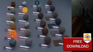 Blender Free Medieval Material Pack Asset Manager 3D Tudor