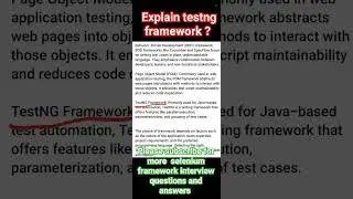 Testng Framework 