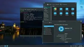 Linux (Kubuntu 17.10) running on a ThinkPad T460