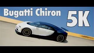 Bugatti Chiron on race trac in 5K!