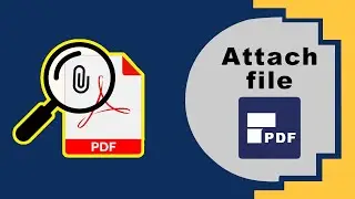 How to add Attach file in PDF using pdfelement