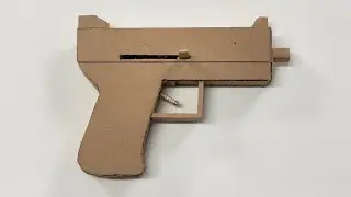 COMO FAZER UMA PISTOLA DE PAPELÃO QUE DISPARA