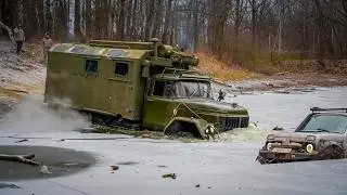 RISKED HIS LIFE and WENT UNDER THE ICE. ALL NIVAs vs. ZIL 131 OFF-ROAD