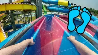 America's First Freestyle STAND-UP Water Slide at Splash Cove