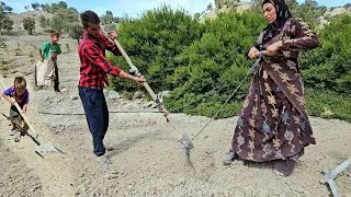 Village life.  Watching a beautiful and hardworking family in the Zagros mountains of Iran 🏕