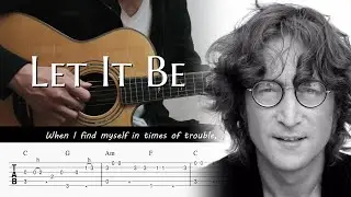 Let It Be - The Beatles - Fingerstyle Guitar TAB Chords