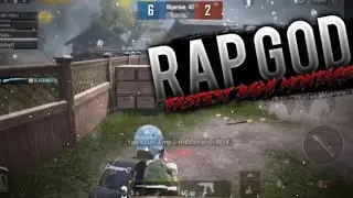 250 Subs special Bgmi Fastest Montage | Rap God - Eminem