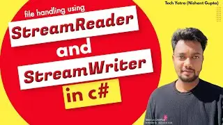 How to Read and Write Files using StreamReader and StreamWriter Class in C# 