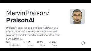 GitHub - MervinPraison/PraisonAI: PraisonAI application combines AutoGen and CrewAI or similar fr...