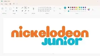 How to draw the Nickelodeon Junior logo using MS Paint | How to draw on your computer