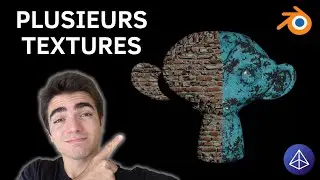 BLENDER 3.0 - Appliquer PLUSIEURS textures sur un objet