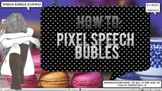 How to Make A Pixel Speech Bubbles (Fast & EASY)