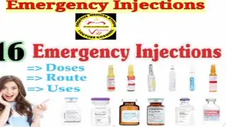 Emergency injection. emergency injection list. painkiller.