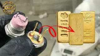 Gold Recovery from 2 leg  RF Transistors | Gold Recovery From Transistors | Gold Recovery