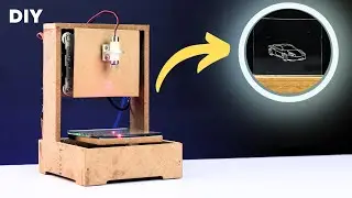 How to Make Glass CNC Laser Engraver at home