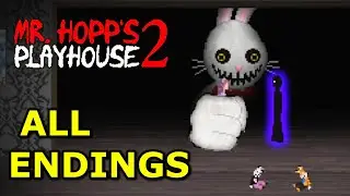 Mr. Hopps Playhouse 2 - ALL 4 ENDINGS / SECRET ENDINGS / MEDALLIONS