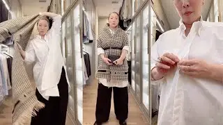 Styling a Dior Shawl (Fall Transition Outfit) 