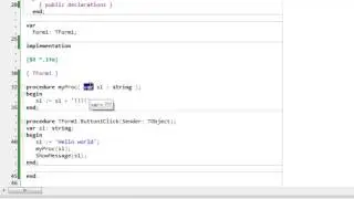 Learning Pascal 9 Passing arguments by value and by reference
