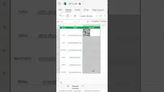 Create working QR code in Excel? (In 20 Seconds) | QR code trick #shorts #excel