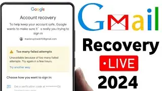 how to fix Too many failed attempt gmail problem !! too many failed google id problem solution ||