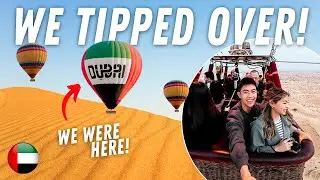 DUBAI'S AMAZING HOT AIR BALLOON RIDE! 🇦🇪