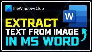 How to extract Text from an Image in Microsoft Word