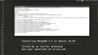 Install Mongodb 3.2 on Ubuntu 16.04