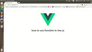 Vue js 2 tutorial for beginners #5 how to use function