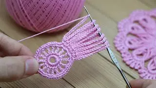 Что-то новенькое!!!  Красивый УЗОР вязание крючком Super Beautiful Flowers Crochet Pattern knitting