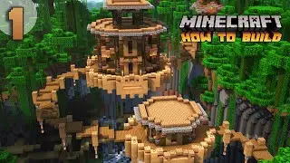 Minecraft: How to Build an Ultimate Jungle Base | Floating Treehouse Tutorial (Part 1)