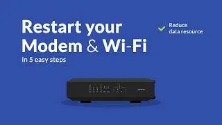 Tutorial restart modem & wifi router | First Media