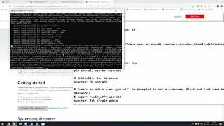Install apache superset on windows 10 with any error