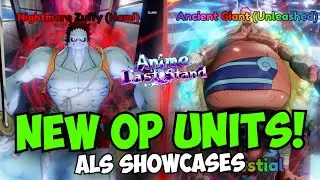 New Nightmare Luffy & Oars EVO are INSANELY OP! #animelaststand Showcase