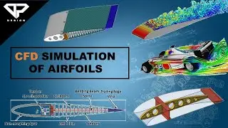 Airfoil CFD simulation tutorial using Solidworks Flow Simulation | Flow simulation | DP DESIGN