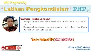 Latihan-Latihan Pengkondisian Pada PHP