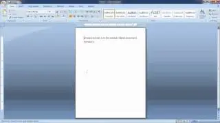 Changing default new Blank Document Template in Word 2007