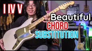 Chord Substitutions THEORY on  I IV V BLUES ( JOE PASS )