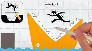 Let's Play Draw 2 Save  - Stickman Doodle Puzzle Game Failed Challenge