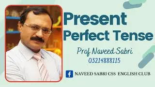 Present Perfect Tense, Lecture # 1.13.3 in Urdu/Hindi