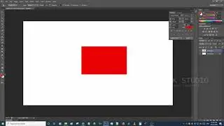 How to change box colour in photoshop after creating box | Photoshop Tutorials