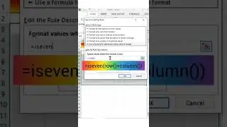 Trick to create Chessboard in Excel in just 5 Seconds | 