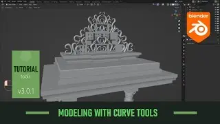 Blender Tutorial: HOW TO MAKE FLORAL MODELING WITH CURVE TOOLS